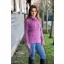 Hy Equestrian Synergy Cowl Neck Top - Grape